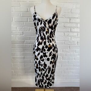 Superdown Animal Print Midi Dress